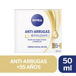 CREMA FACIAL ANTIARRUGAS 55+ REVITALIZANTE NIVEA 50 ML
