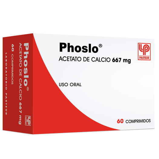 Phoslo 667 mg x 60 Comprimidos, , large image number 0