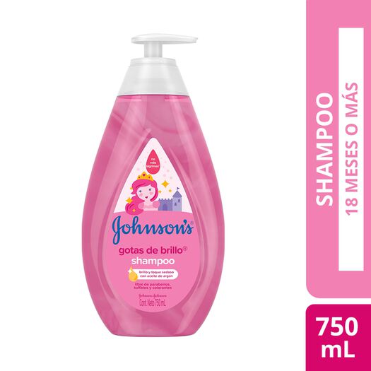 shampoo para niños johnsons® gotas de brillo® x 750 ml., , large image number 0