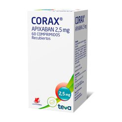 Corax 2.5 mg x 60 comprimidos recubiertos