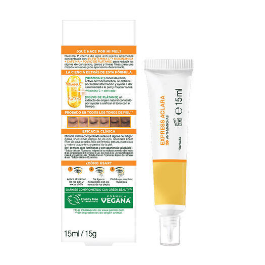 Crema Ojos Garnier Express Aclara 15Ml, , large image number 2