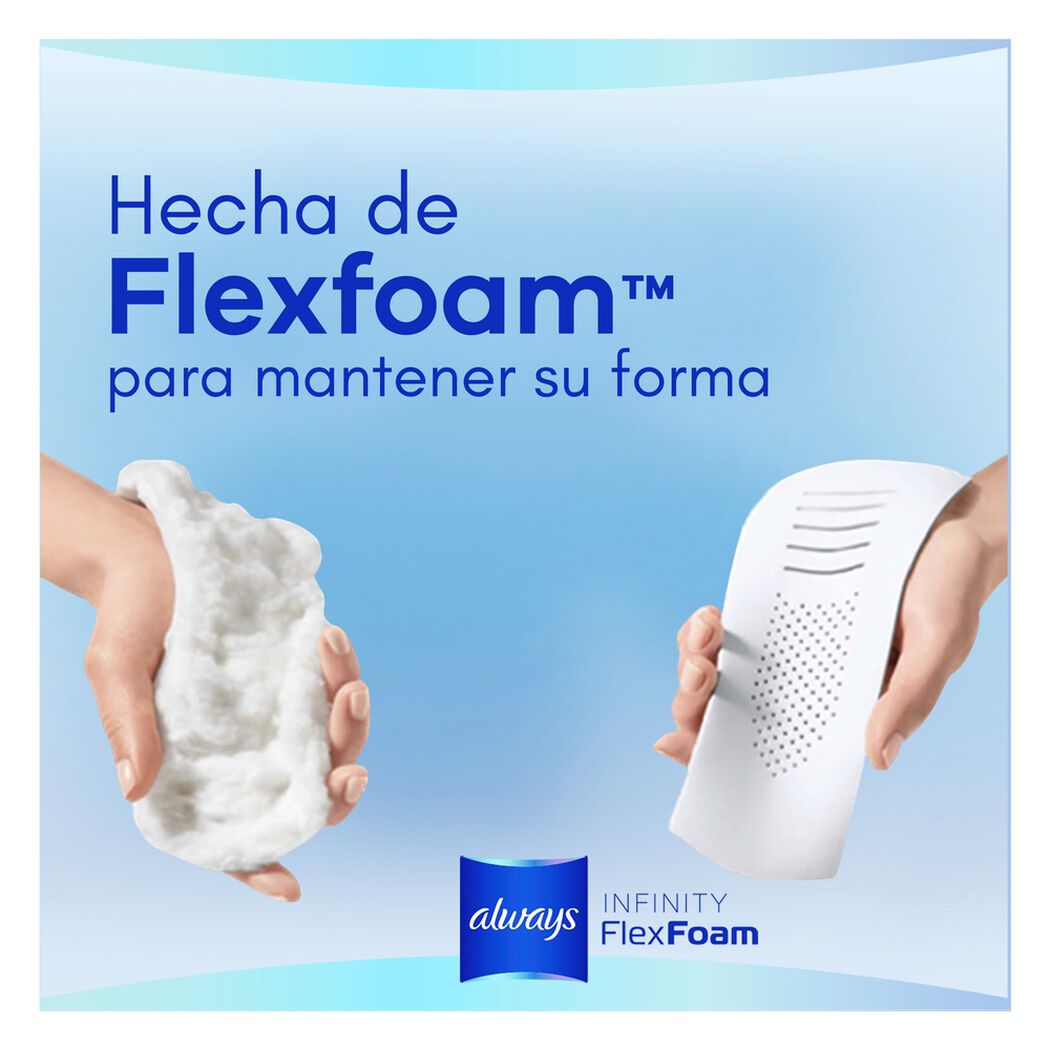 Toalla Higi&eacute;nica Always Infinity Flex Foam Regular con Alas D&iacute;a 18 un, , large image number 3
