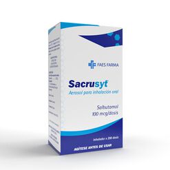 Sacrusyt 100 mcg/Dosis x 200 Dosis Aerosol para Inhalación Oral