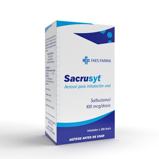 Sacrusyt 100 mcg/Dosis x 200 Dosis Aerosol para Inhalación Oral, , large image number 0