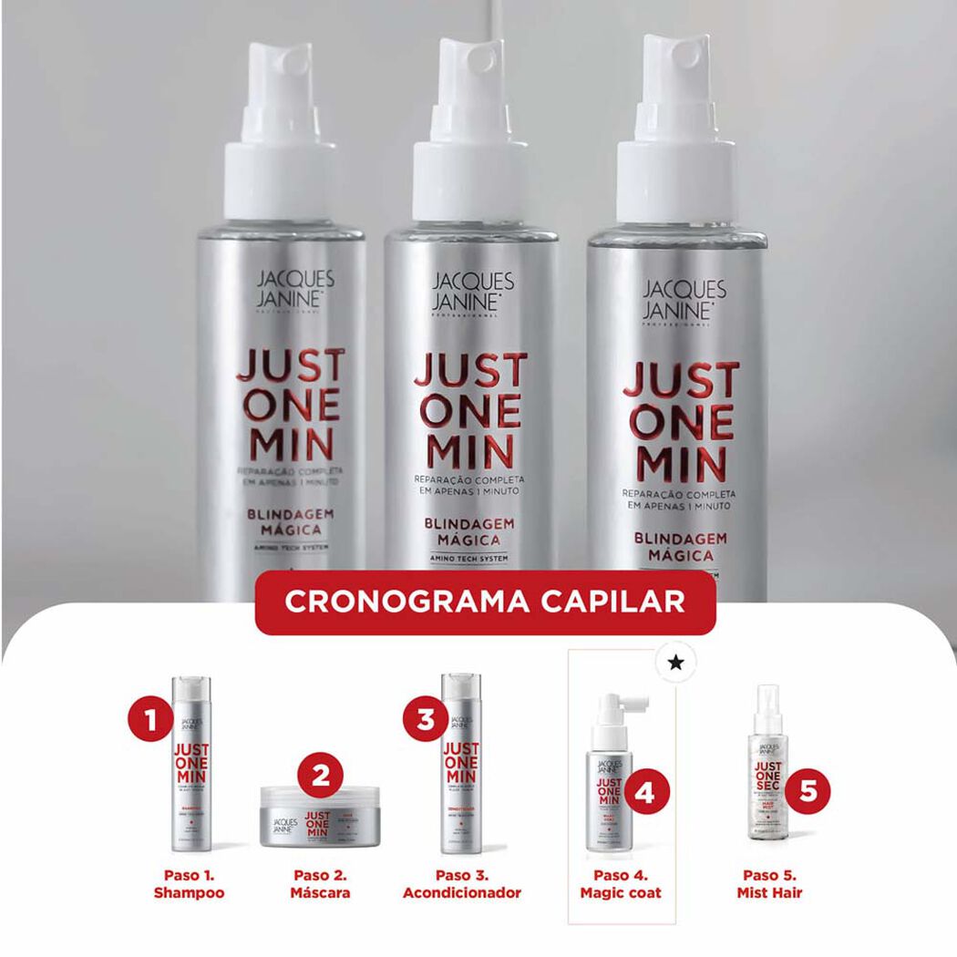 Magic Coat Jacques Janine Just One Minute Blindage Capilar 60ml, , large image number 4