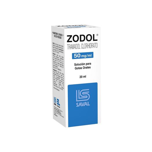 Zodol 50 mg/ml x 20 ml Solución Oral para Gotas, , large image number 0