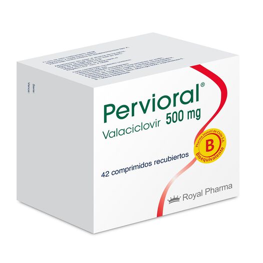 Pervioral 500 mg x 42 Comprimidos Recubiertos, , large image number 0