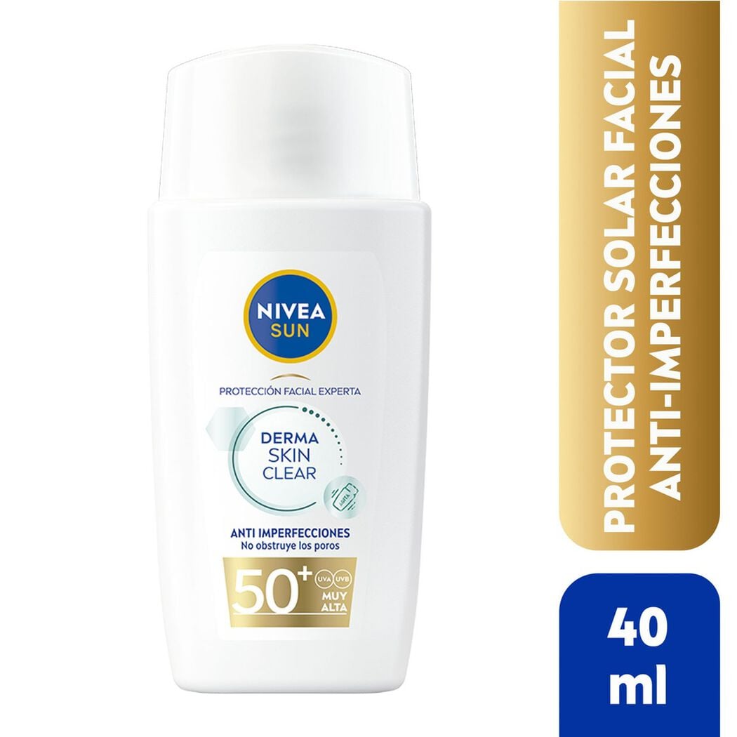 Protector Solar Facial Nivea Anti Imperfecciones FPS50 40 ml, , large image number 0
