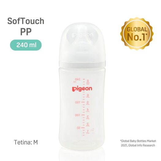 Mamadera Pigeon Softouch 240 mL, , large image number 1