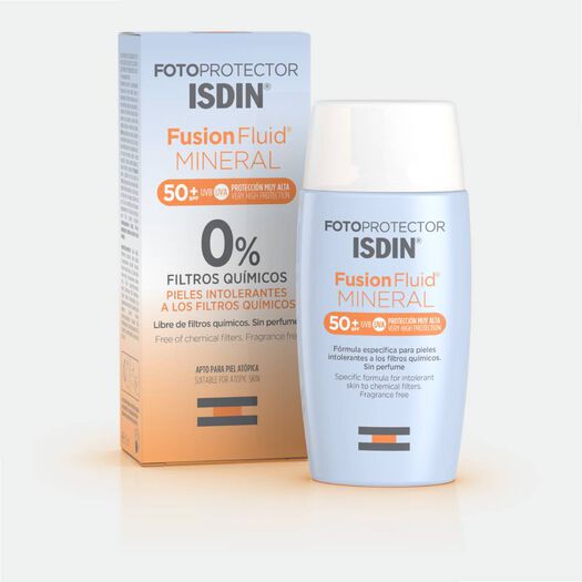 PROT SOL ISDIN FUSION FLUID MINERAL 50ML, , large image number 0