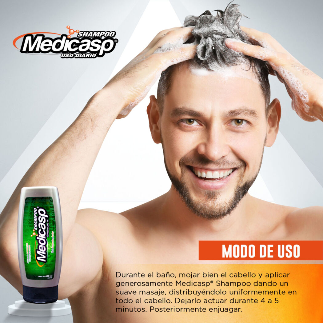 Medicasp Shampoo 1% 400Ml, , large image number 3