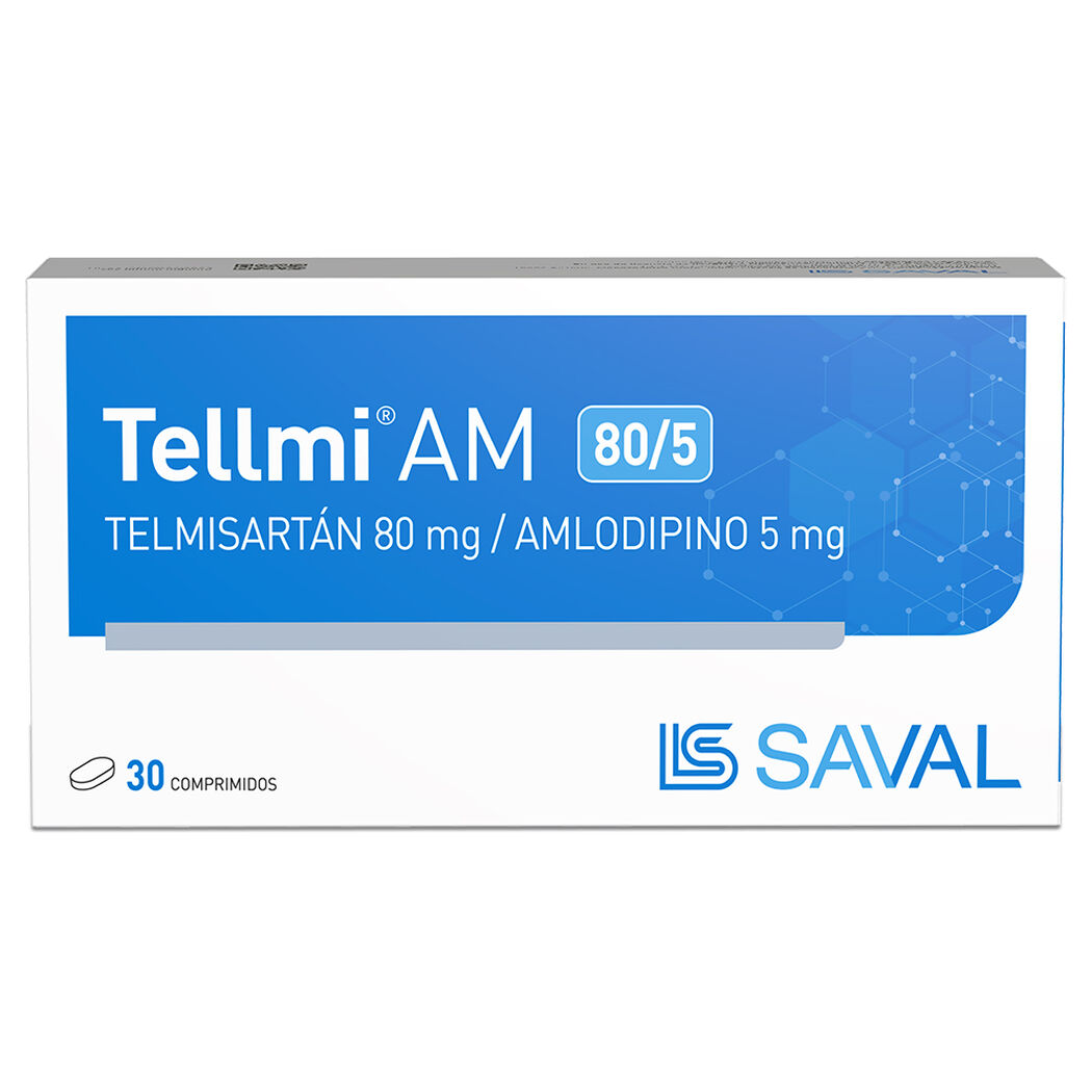 Tellmi Am 80/5 Mg 30 Comprimidos, , large image number 0
