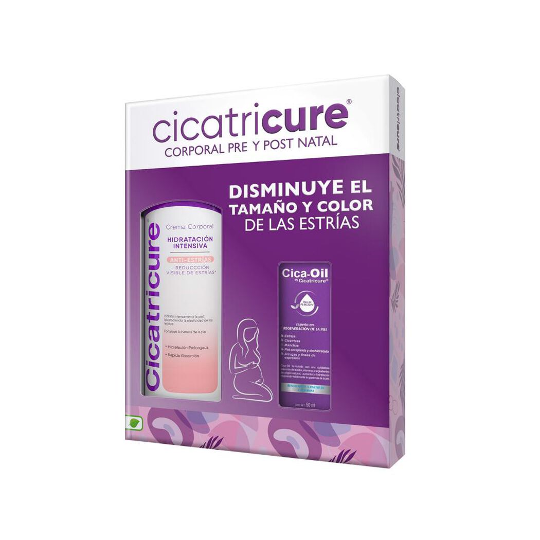 Cicatricure Pack Crema Corporal Antiestrias 400Ml + Oil 50Ml, , large image number 2
