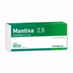 Mantixa 2.5 mg 60 Comprimidos Recubiertos