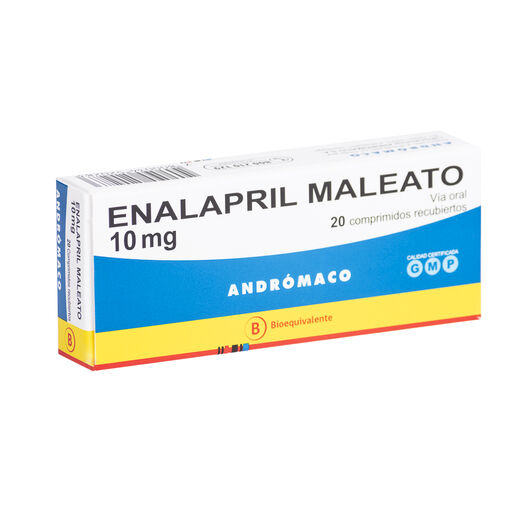 Enalapril 10 mg x 20 Comprimidos ANDROMACO S.A., , large image number 0