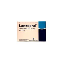 Lanzopral 30 mg x 30 Cápsulas con Gránulos con Recubrimiento Entérico
