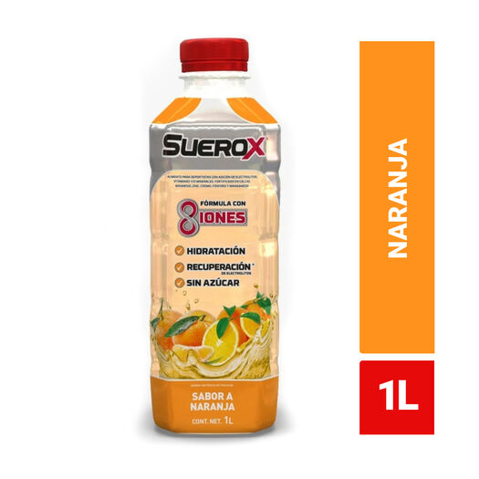 Suerox Naranja 1 L, , large image number 0