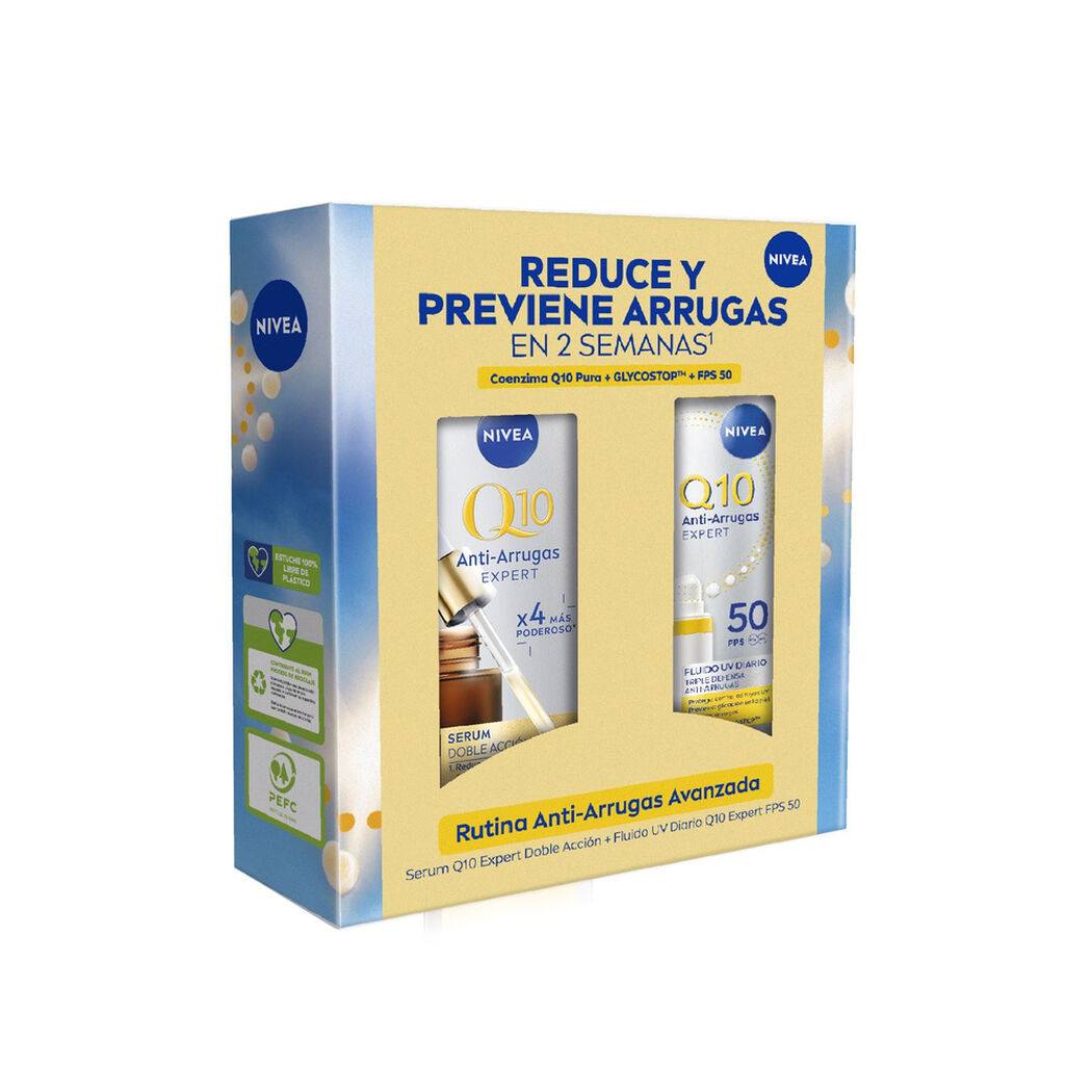Pack Nivea Q10 S&eacute;rum Dual + Flu&iacute;do UV D&iacute;a de la madre 2026, , large image number 1