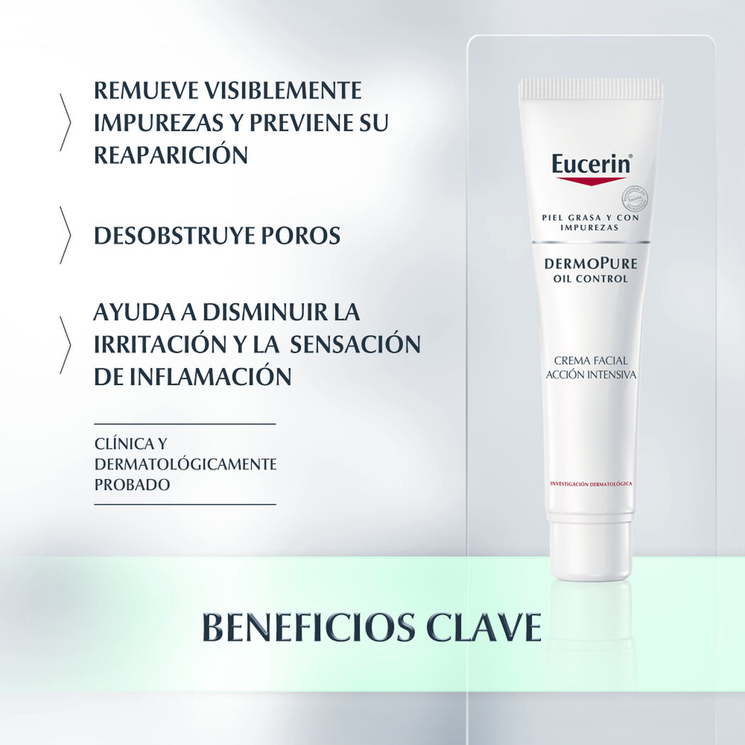 Crema Eucerin Dermopure Oil Control Acción Intensiva 40 mL, , large image number 1