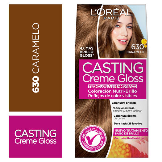 Casting Tintura Creme Gloss 630 Caramelo x 1 Unidad, , large image number 0