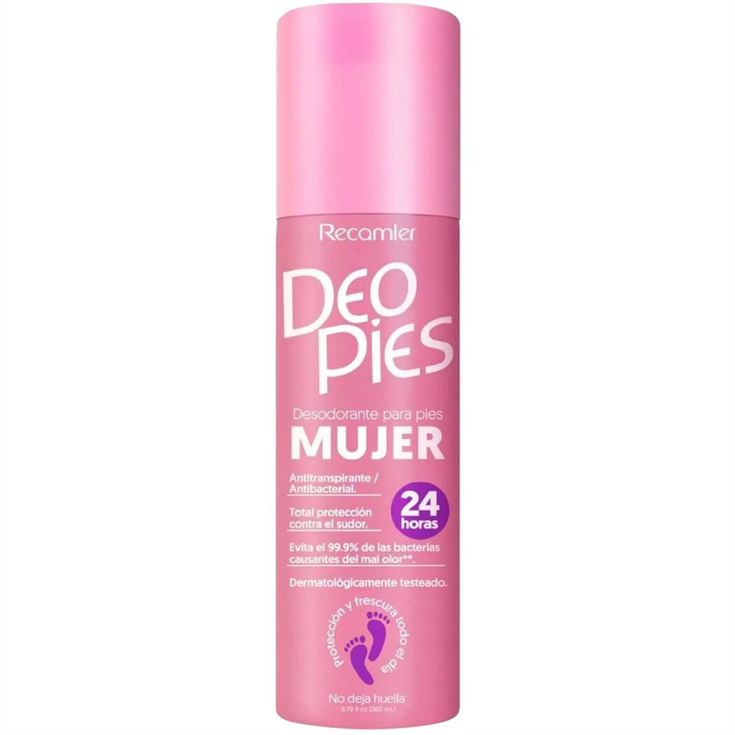 Desodorante Deo Pies Spray Mujer 260 mL, , large image number 0