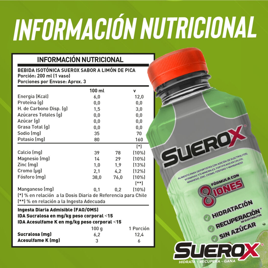 Suerox Limón De Pica 630 ML, , large image number 1
