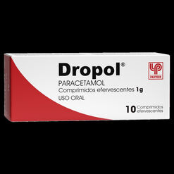 Paracetamol 1G Dropol Comprimidos Efervecentes Tubo x  10