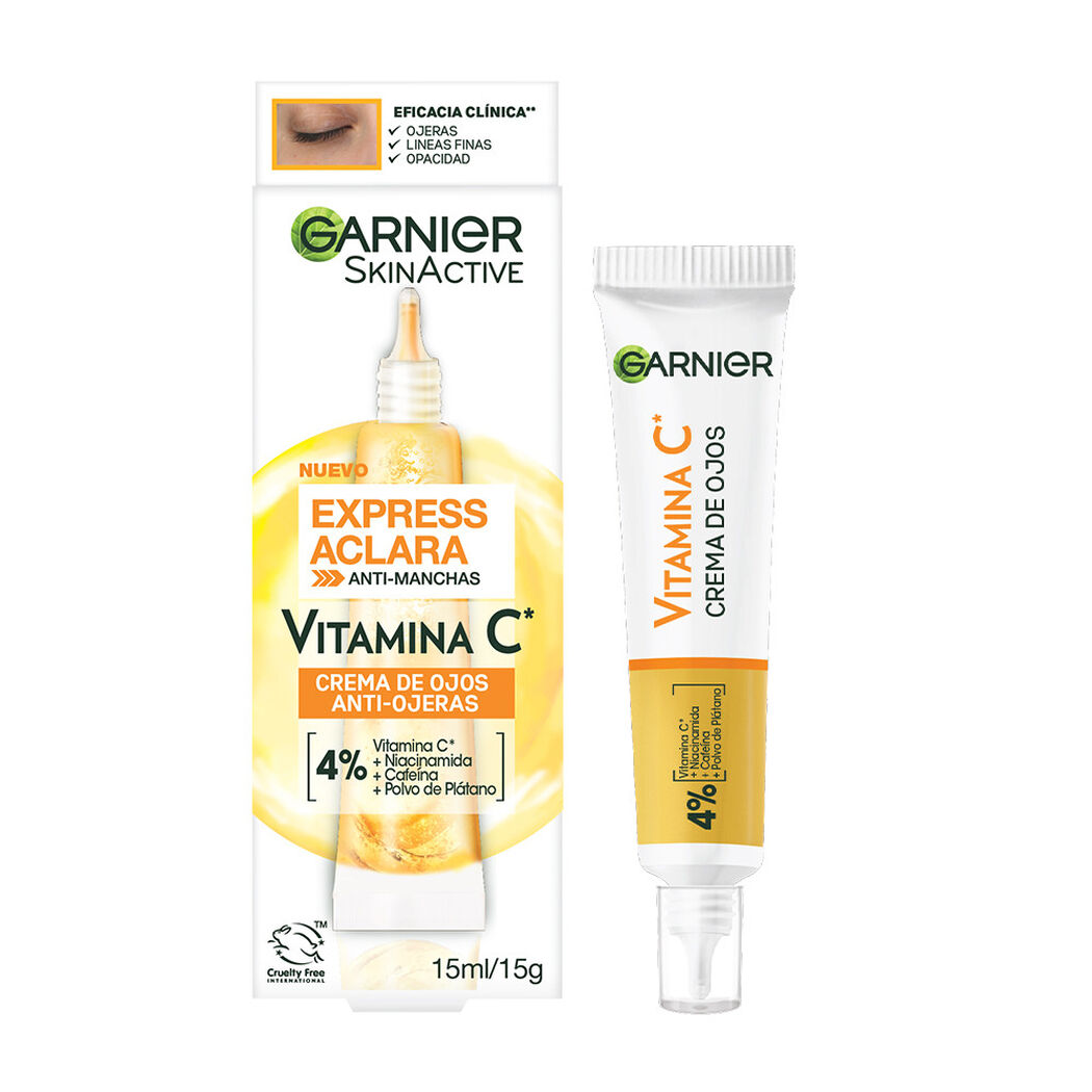 Crema Ojos Garnier Express Aclara 15Ml, , large image number 1