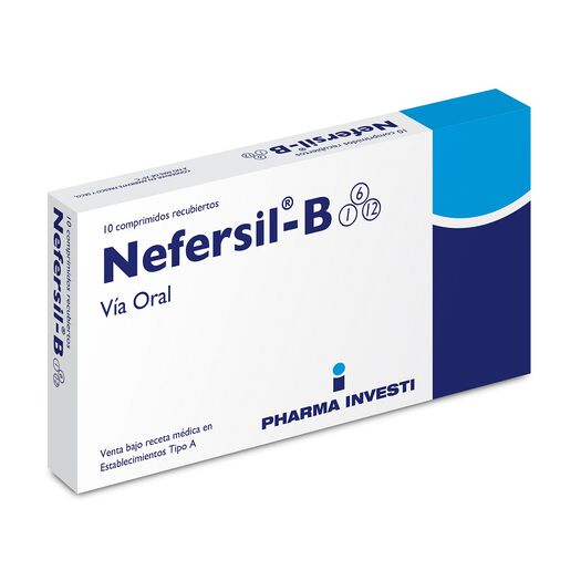 Nefersil-B x 10 Comprimidos Recubiertos, , large image number 0