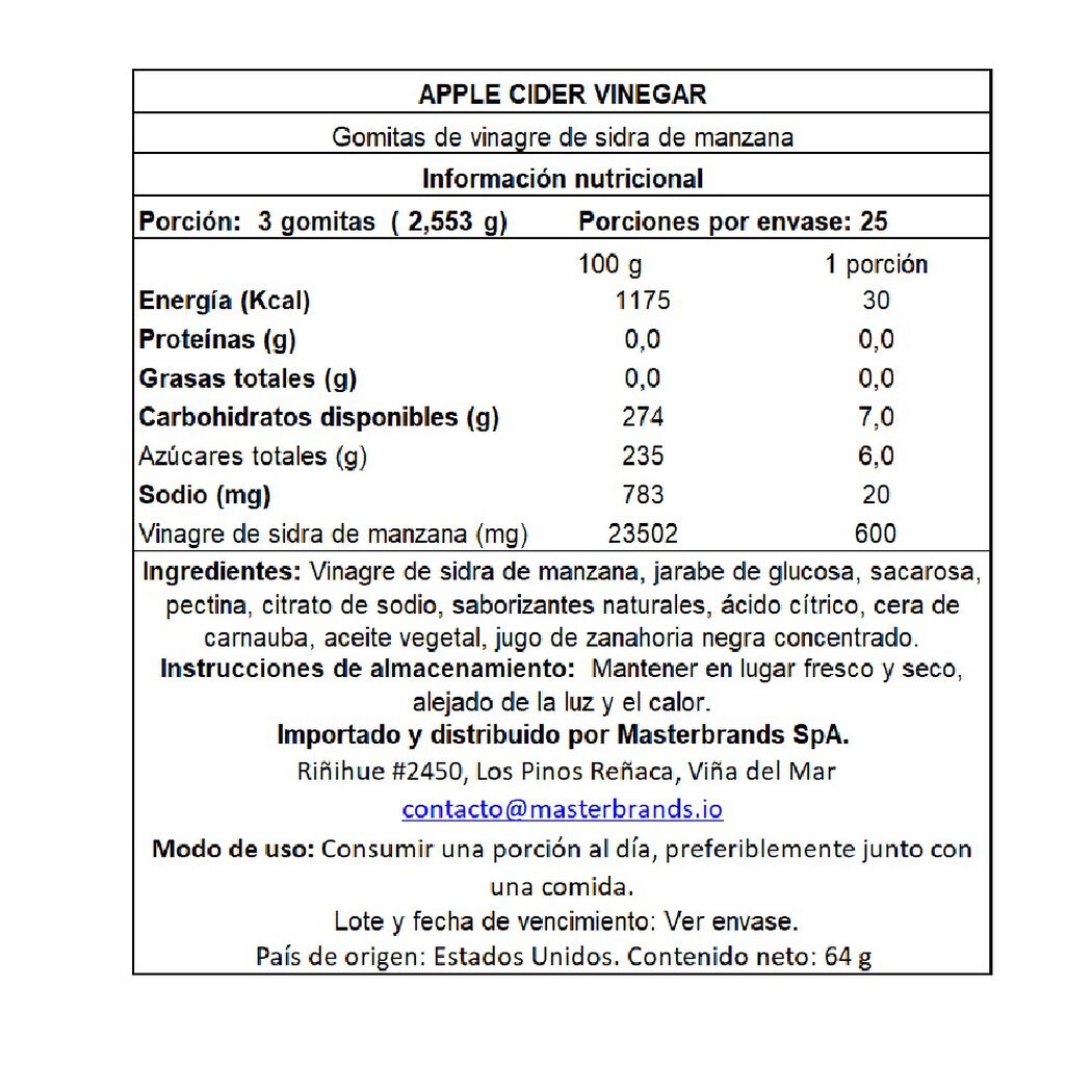 Gomitas Vinagre de Manzana Nature's Truth 75 un, , large image number 1