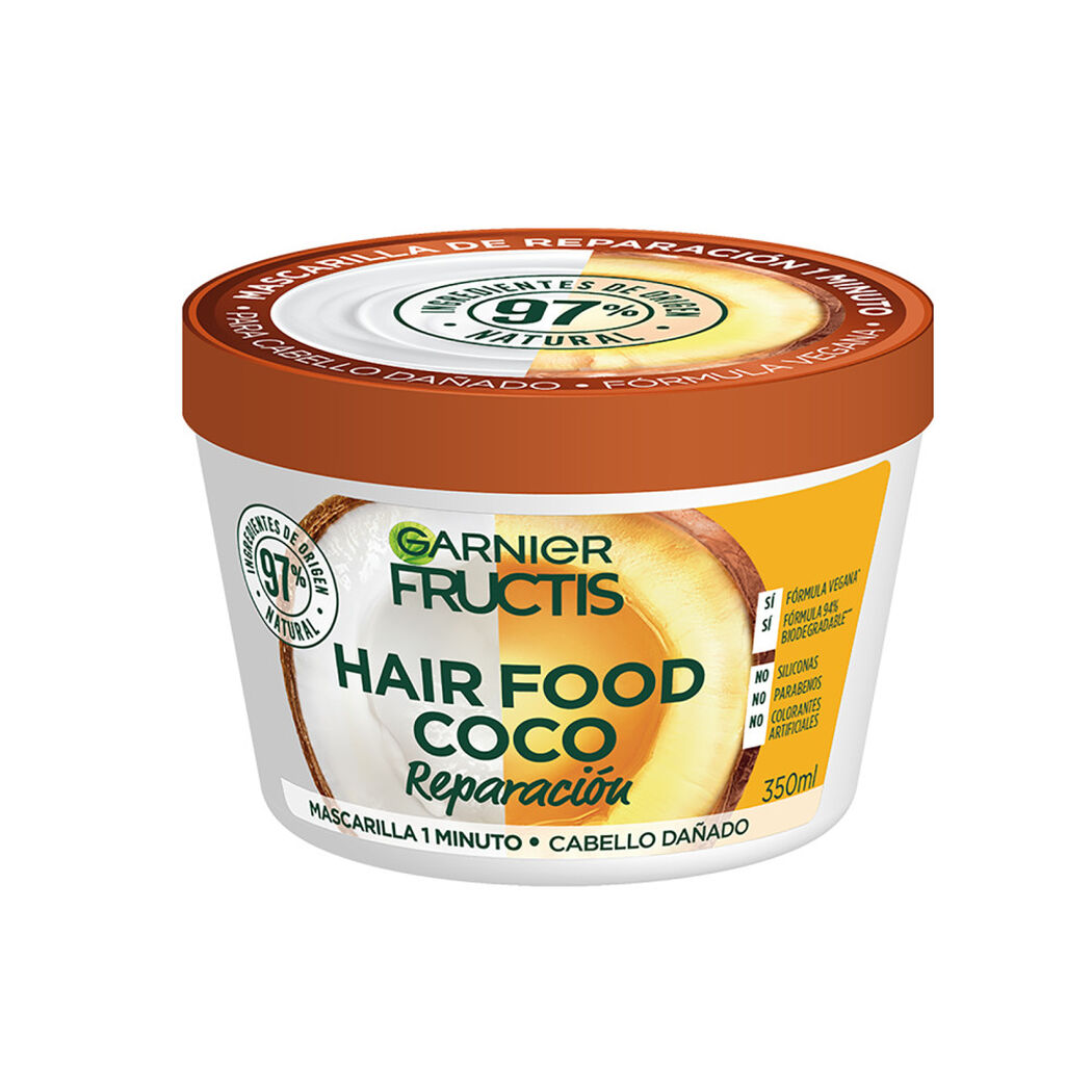 Mascarilla Hair Food Coco 350 ml, , large image number 1