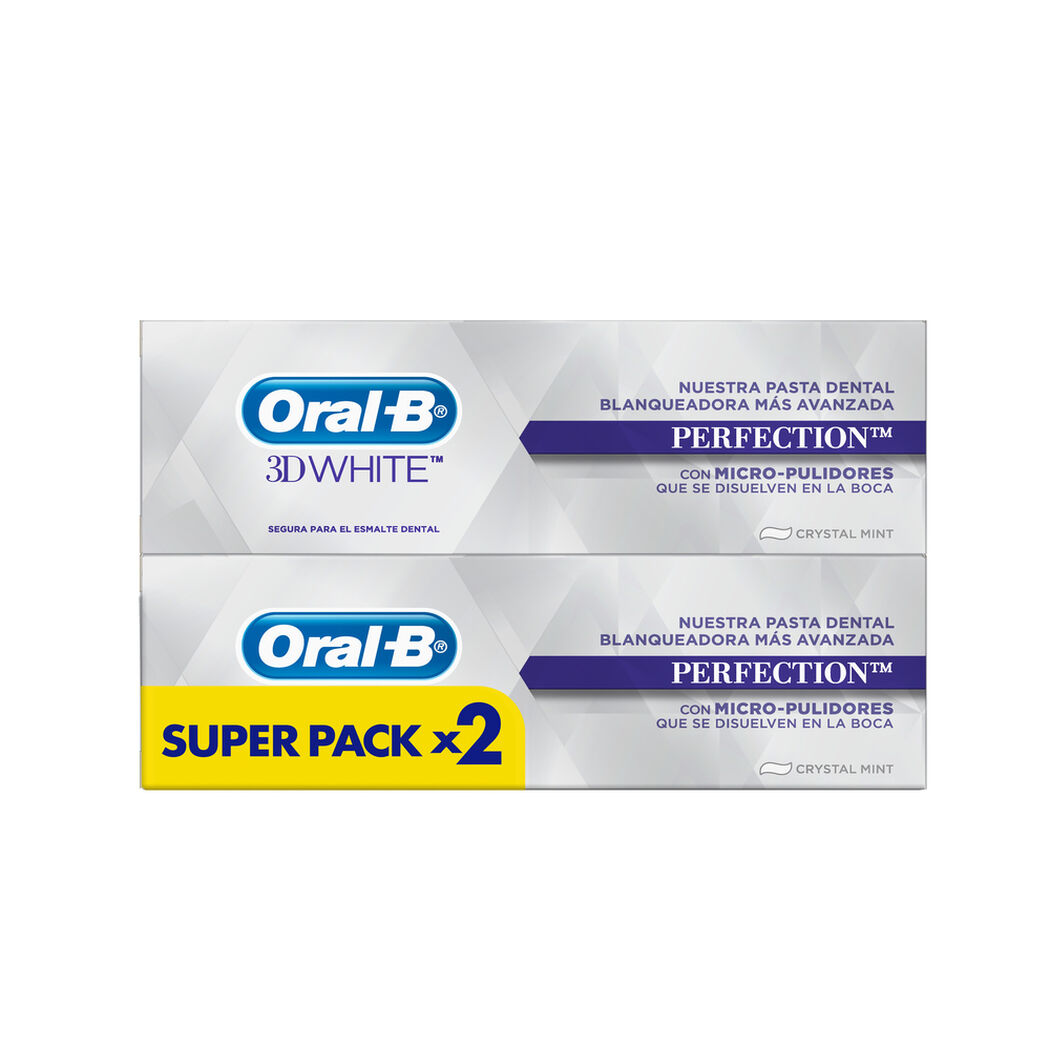 Pasta Dental Oral B 3D White Perfection 2 un, , large image number 0
