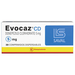 EVOCAZ CD Donepezilo clorhidrato 5 mg 30 comprimidos