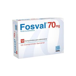 Fosval 70 mg x 12 Comprimidos
