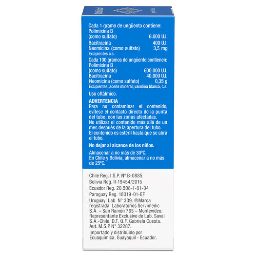 Oftabiótico x 3.5 g Ungüento Oftálmico, , large image number 1