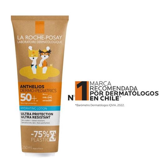 Anthelios Protector solar Loción Hidratante Dermo Pediátrico FPS 50+ Eco-Tubo 250ml, , large image number 1