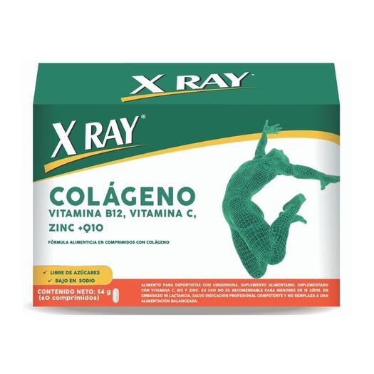 X Ray Colágeno 60 Comprimidos, , large image number 0