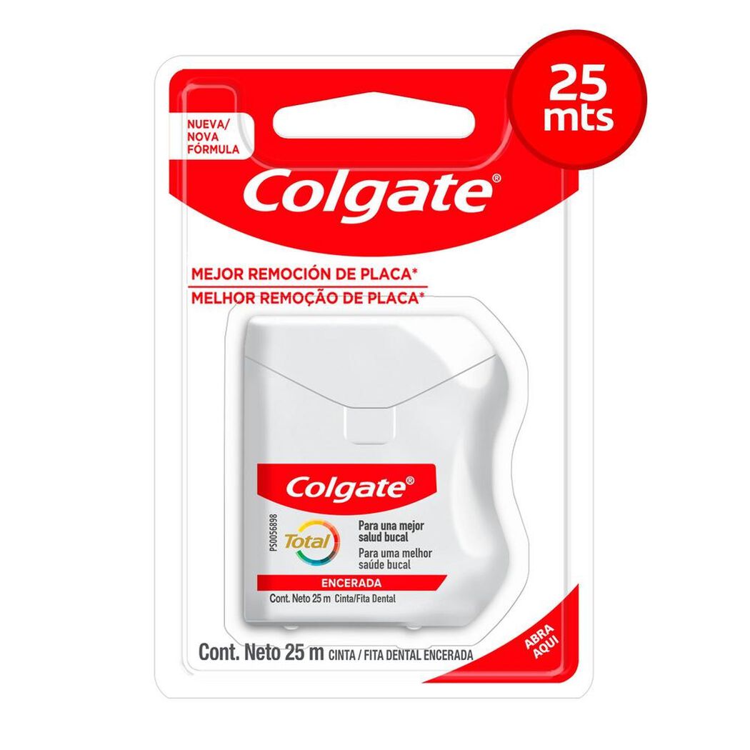 Hilo Dental Colgatel Colgate Total Encerado 2 m 1 un, , large image number 0