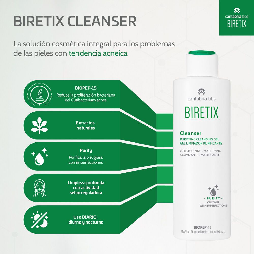 Biretix Cleanser Gel Limpiador Purificante Farmacias Ahumada
