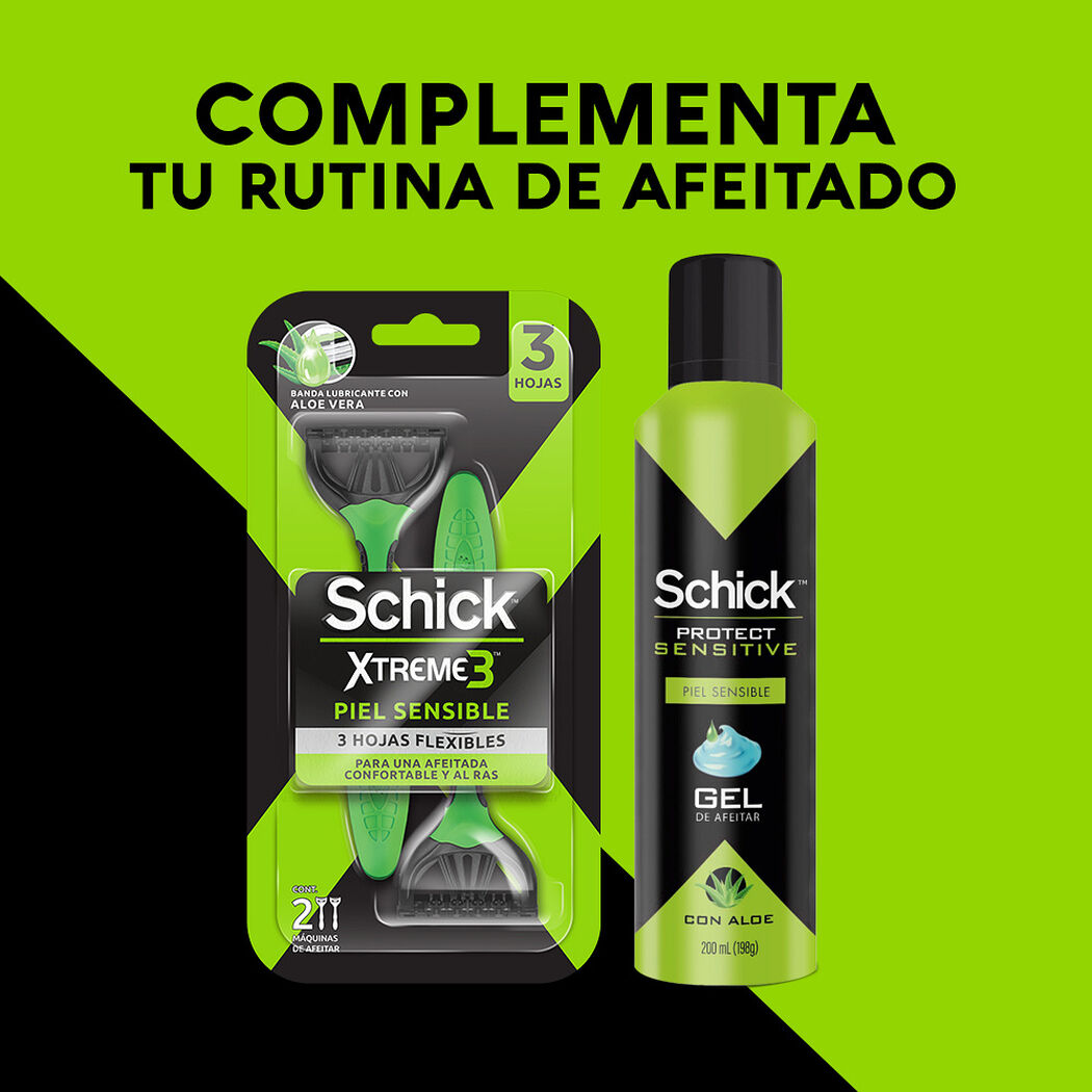 Maquina de Afeitar Schick Xtreme 3 Piel Sensible 6 un, , large image number 2