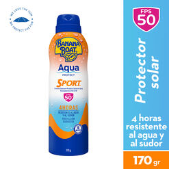 Protector Solar Banana Boat Aqua Protect Spray FPS 50 177 ml