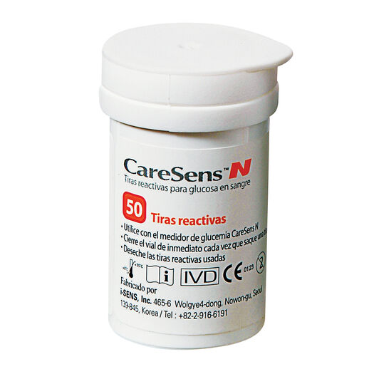 Caresens x 50 Tiras Control Glicemia, , large image number 0