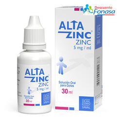 ALTAZINC GOTAS Zinc  5 mg 30 ml