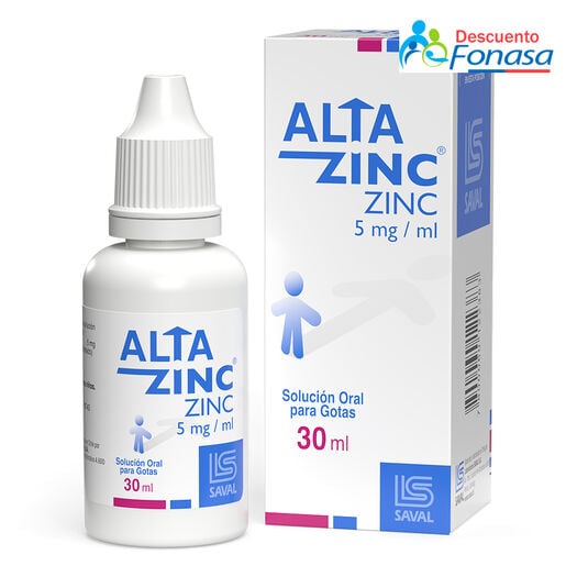 ALTAZINC GOTAS Zinc  5 mg 30 ml, , large image number 0