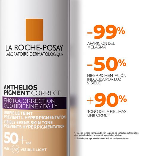 Protector Solar Rostro Anthelios Pigment Correct Light FPS50+ 50 ml, , large image number 1