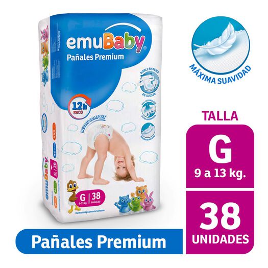 Pañal Emubaby G 38un, , large image number 0