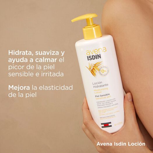 Isdin Loción Hidratante Avena Piel Sensible x 400 mL, , large image number 1