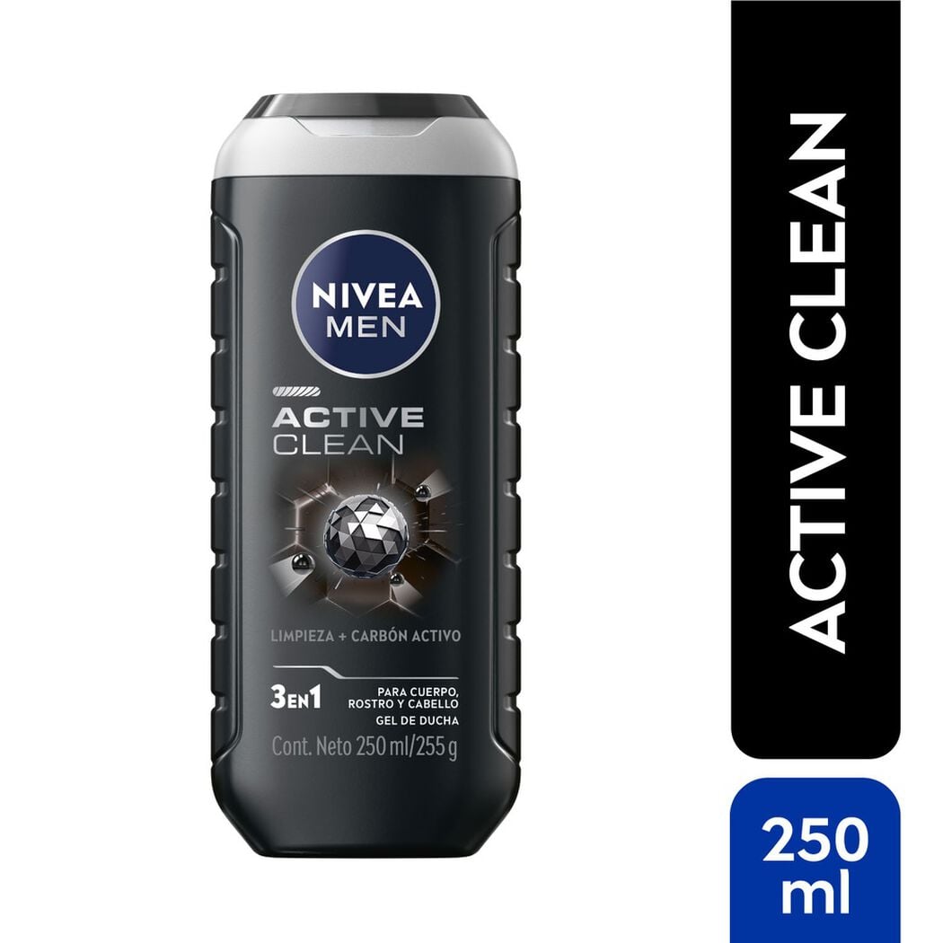 Gel de Ducha Nivea Deep 250 ml, , large image number 0
