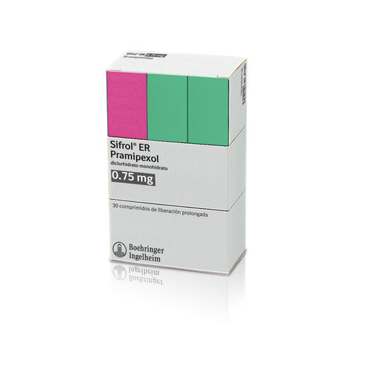 Sifrol ER 0.75 mg x 30 Comprimidos de Liberación Prolongada , , large image number 0