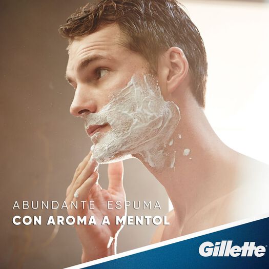 Espuma De Afeitar Gillette Foamy Mentol Refrescante, 179 Ml, , large image number 2